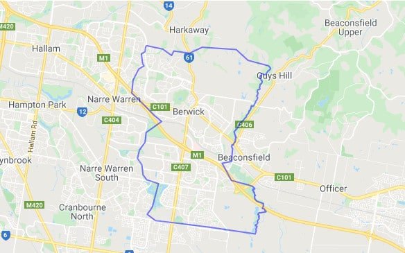 berwick_map Buyer Agents Berwick | professional auction bidders berwick