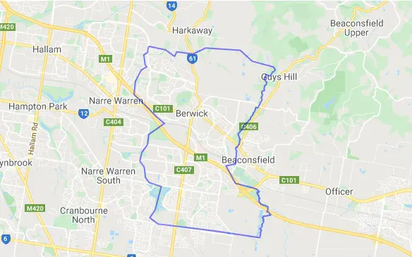 berwick_map Buyer Agents Berwick | professional auction bidders berwick