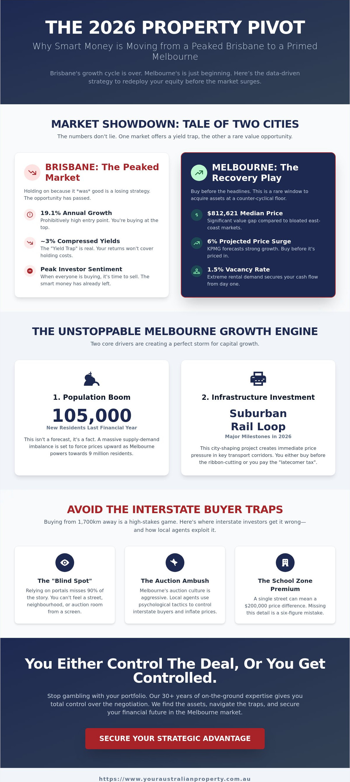 Best Melbourne Suburbs for Brisbane Investors: 2026 Guide